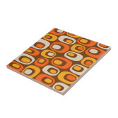 ミッドセンチュリーモダン抽象芸術パターン タイル (側面)