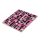ミッドセンチュリーモダン抽象芸術パターン タイル (側面)