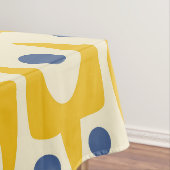 ミッドセンチュリーモダン抽象芸術パターン テーブルクロス (インサイチュ)