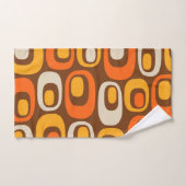 ミッドセンチュリーモダン抽象芸術パターン バスタオルセット (ハンドタオル)