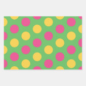 ミッドセンチュリーモダン抽象芸術パターン ラッピングペーパーシート (正面3)