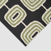 ミッドセンチュリーモダン抽象芸術パターン 薄葉紙 (詳細)