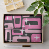 ミッドセンチュリーモダン抽象芸術パターン 薄葉紙 (ギフト)