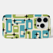 ミッドセンチュリーモダン抽象芸術パターン Case-Mate iPhoneケース (裏面 (横))
