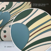 ミッドセンチュリーモダン抽象芸術フローラ対称性 タイル