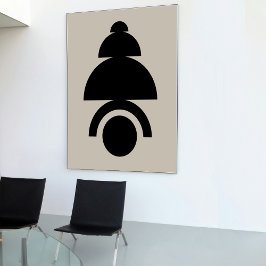 ミッドセンチュリーモダン抽象芸術ミニマリスト ポスター