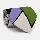 ミッドセンチュリーモダン抽象芸術モンドリアン幾何学模様 ネクタイ (ロール)