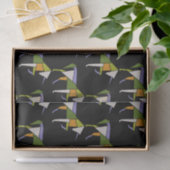 ミッドセンチュリーモダン抽象芸術ユニコーンタングラム動物 薄葉紙 (ギフト)