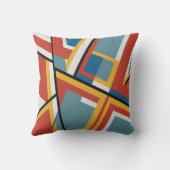 ミッドセンチュリーモダン抽象芸術ライン装飾用クッション クッション (裏面)