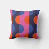 ミッドセンチュリーモダン抽象芸術円パターン クッション (裏面)