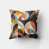 ミッドセンチュリーモダン抽象芸術幾何学 クッション (裏面)