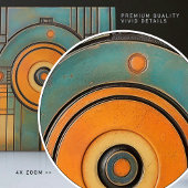 ミッドセンチュリーモダン抽象芸術幾何対称性 タイル