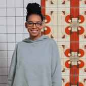 ミッドセンチュリーモダン抽象芸術幾何対称性 タイル