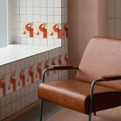 ミッドセンチュリーモダン抽象芸術幾何対称性 タイル