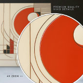 ミッドセンチュリーモダン抽象芸術幾何対称性 タイル