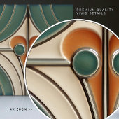 ミッドセンチュリーモダン抽象芸術幾何対称性 タイル