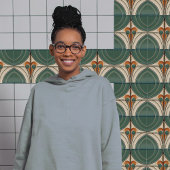 ミッドセンチュリーモダン抽象芸術幾何対称性 タイル