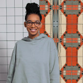 ミッドセンチュリーモダン抽象芸術幾何対称性 タイル