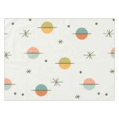 ミッドセンチュリーモダン抽象芸術球と星 テーブルクロス (正面(横))