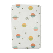 ミッドセンチュリーモダン抽象芸術球と星 バスマット (正面縦)