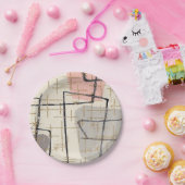 ミッドセンチュリーモダン抽象芸術紙プレート ペーパープレート (パーティー)