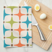 ミッドセンチュリーモダン星型 キッチンタオル (四つ折り)