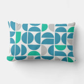 ミッドセンチュリーモダン水中競技タイル ランバークッション (正面)