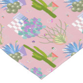 ミッドセンチュリーモダン砂漠の風景l任意の色 ショートテーブルランナー (コーナー)