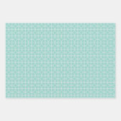 ミッドセンチュリーモダン砂漠の風景l任意の色 ラッピングペーパーシート (正面2)