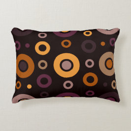 ミッドセンチュリーモダン秋幾何学 アクセントクッション