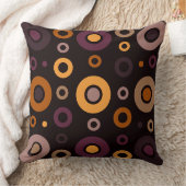 ミッドセンチュリーモダン秋幾何学 クッション (ブランケット)