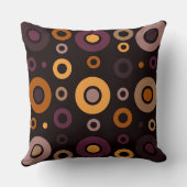 ミッドセンチュリーモダン秋幾何学 クッション (裏面)