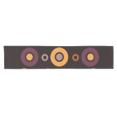 ミッドセンチュリーモダン秋幾何学 ショートテーブルランナー (横)