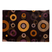 ミッドセンチュリーモダン秋幾何学 枕カバー (裏面-左)