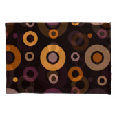 ミッドセンチュリーモダン秋幾何学 枕カバー (正面左)