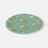 ミッドセンチュリーモダン紙プレート- 1950年代アトミック ペーパープレート (アングル)