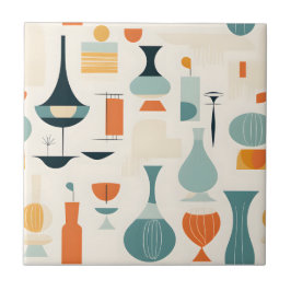 ミッドセンチュリーモダン花瓶形 タイル