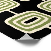 ミッドセンチュリーモダン装飾 ポスター (角)