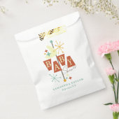 ミッドセンチュリーモダン赤ちゃんシャワーバッグ フェイバーバッグ (封をした状態)