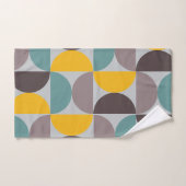 ミッドセンチュリーモダン金ゴールドムーンホライズン バスタオルセット (ハンドタオル)