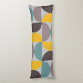 ミッドセンチュリーモダン金ゴールドムーンホライズン ボディピロー (裏面 (縦))