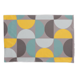 ミッドセンチュリーモダン金ゴールドムーンホライズン 枕カバー