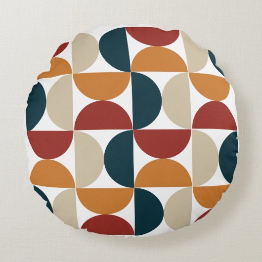 ミッドセンチュリーモダン銅ホタル ラウンドクッション (正面)