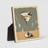 ミッドセンチュリーモダン1オリーブ・マルティ絵を描ニ フォトプラーク (正面)