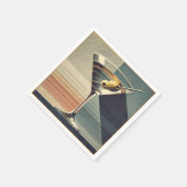 ミッドセンチュリーモダン2オリーブ・マルティーニ・カクテルアワー スタンダードカクテルナプキン (角)