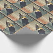 ミッドセンチュリーモダン2オリーブ・マルティーニ・カクテルアワー ラッピングペーパー (角)