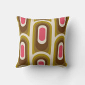 ミッドセンチュリーモダン60年代70年代のスタイル用デコ枕 クッション (裏面)