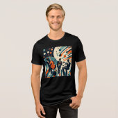 ミッドセンチュリーモダン・ジャズエイジ・トリオ トライブレンドTシャツ (正面全面)