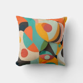 ミッドセンチュリーモダン　ペイント　各種カラー クッション (正面)