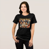 ミッドセンチュリーモダン マティーニ インテレクチュアルズ トライブレンドTシャツ (正面全面)